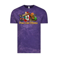 Cloud Purple peace love mexico Vintage Tee - CTS Tumbler Store