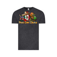 Vintage Black peace love mexico Vintage Tee - CTS Tumbler Store