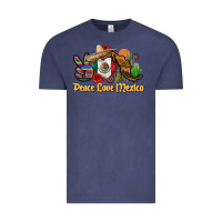 Vintage Denim peace love mexico Vintage Tee - CTS Tumbler Store