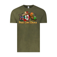 Vintage Olive peace love mexico Vintage Tee - CTS Tumbler Store
