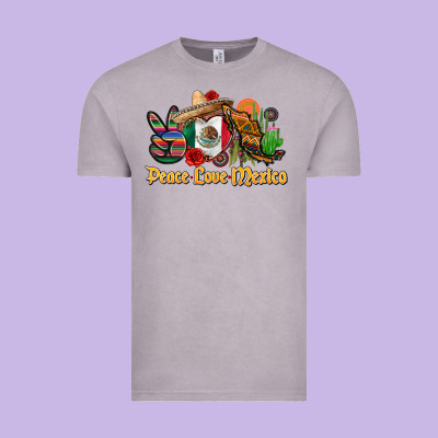 Peace Love Mexico Vintage Tee Designed By Cts Tumbler Store