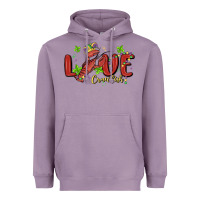 Lavender mardi gras love crawfish Heavyweight Hoodie - MaliasSmallBusiness