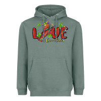 Mardi Gras Love Crawfish Heavyweight Hoodie | Teevron
