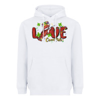 White mardi gras love crawfish Heavyweight Hoodie - MaliasSmallBusiness