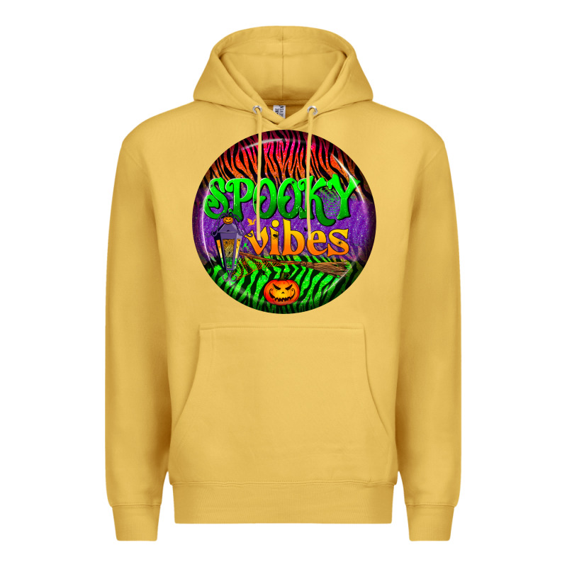 Halloween Round Earrings 2 Premium Hoodie by BundleAndBundleShop | Teevron