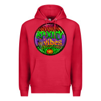 Cardinal halloween round earrings 2 Premium Hoodie - BundleAndBundleShop