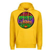 Lemon halloween round earrings 2 Premium Hoodie - BundleAndBundleShop