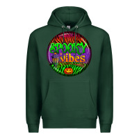 Sports Green halloween round earrings 2 Premium Hoodie - BundleAndBundleShop