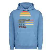 Pigment Pebble Blue Awesome Since JULY 1934 Urban Hoodie - Bettercallsaul