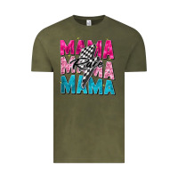 Vintage Olive race mama Vintage Tee - Zillion Design Studio