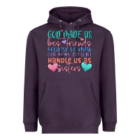 God Made Us Best Friend Heavyweight Hoodie | Teevron