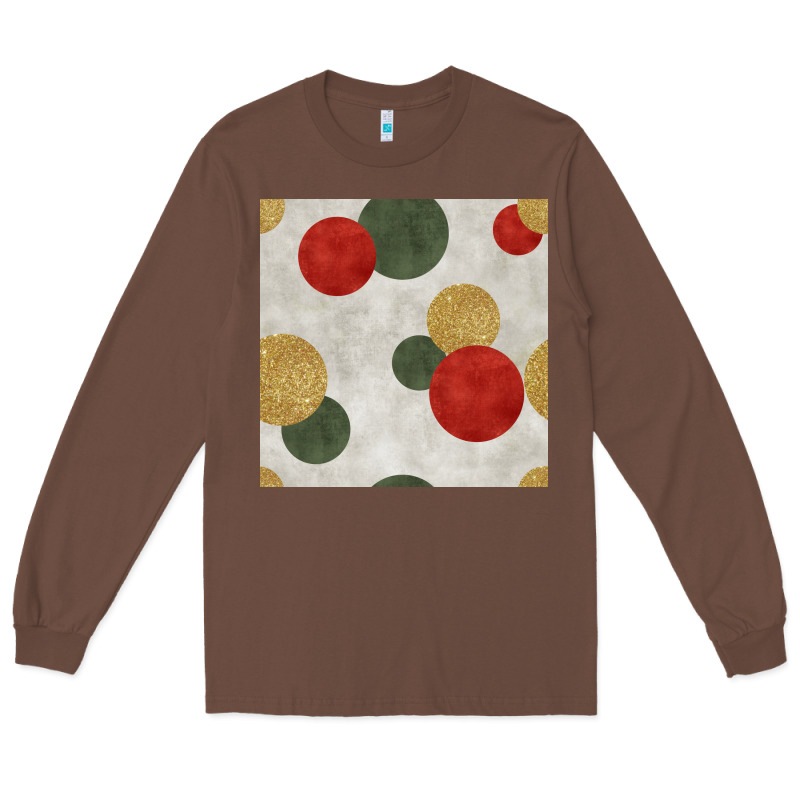 Christmas Points Seamless Pattern Long Sleeve Tee by BundleAndBundleShop | Teevron