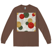 Chestnut christmas points seamless pattern Long Sleeve Tee - BundleAndBundleShop