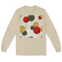 Mushroom christmas points seamless pattern Long Sleeve Tee - BundleAndBundleShop