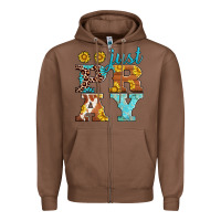 Chestnut just pray western sunflowers Zipper Hoodie - AdoDesignShop