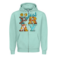 Seafoam just pray western sunflowers Zipper Hoodie - AdoDesignShop