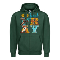Sports Green just pray western sunflowers Zipper Hoodie - AdoDesignShop