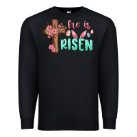 Black he is risen Premium Sweatshirt - MaliasSmallBusiness