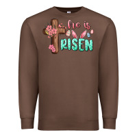 Chestnut he is risen Premium Sweatshirt - MaliasSmallBusiness