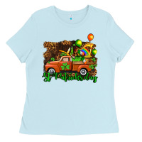 Baby Blue st patricks day loads of truck Ladies Tee - AdoDesignShop