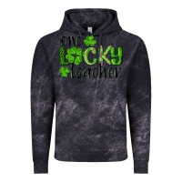 Cloud Black st. Patrick's day one lucky teacher Vintage Hoodie - RanaPortraitStore