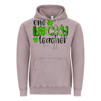 Vintage Zinc st. Patrick's day one lucky teacher Vintage Hoodie - RanaPortraitStore