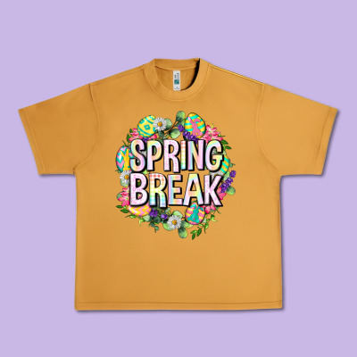 Spring Break Easter Urban Heavy Tee Designed By Neo Western