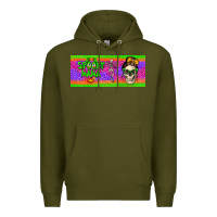 Army Green spooky mama 15 oz mug Premium Hoodie - BundleAndBundleShop