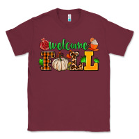 Burgundy welcome fall Classic Tee - AdoDesignShop