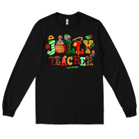 Black jolly teacher Long Sleeve Tee - AdoDesignShop