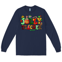 Navy jolly teacher Long Sleeve Tee - AdoDesignShop