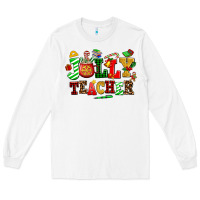 White jolly teacher Long Sleeve Tee - AdoDesignShop