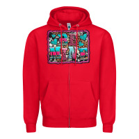 Red be mine western valentine's day Zipper Hoodie - AdoDesignShop