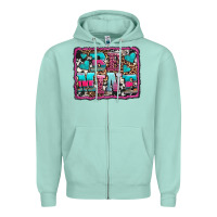 Seafoam be mine western valentine's day Zipper Hoodie - AdoDesignShop