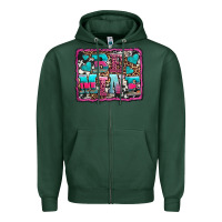 Sports Green be mine western valentine's day Zipper Hoodie - AdoDesignShop