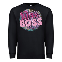 Black wax boss Premium Sweatshirt - MaliasSmallBusiness