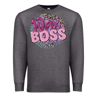 Charcoal Heather wax boss Premium Sweatshirt - MaliasSmallBusiness
