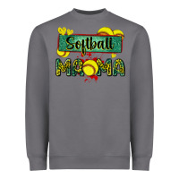 Storm softball mama with leopard Heavyweight Sweatshirt - Zillion Design Studio