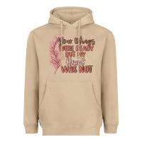 Mushroom your wings were ready but my heart was not Heavyweight Hoodie - MaliasSmallBusiness