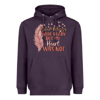 Plum your wings were ready but my heart was not Heavyweight Hoodie - MaliasSmallBusiness