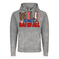 Cloud Rock wild about baseball Vintage Hoodie - Zillion Design Studio