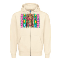 Sandshell easter leopard egg bunny brush stroke Zipper Hoodie - Artiststas