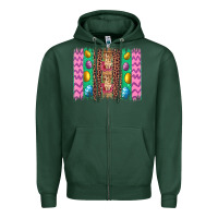 Sports Green easter leopard egg bunny brush stroke Zipper Hoodie - Artiststas