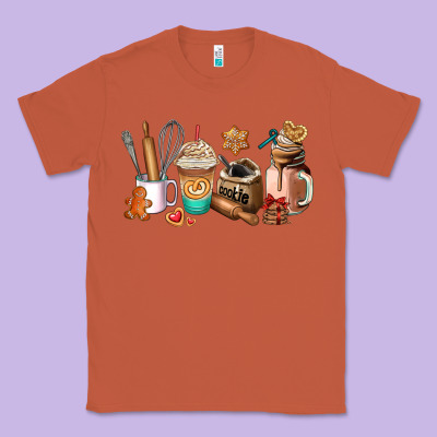 Cookie Coffee Cup Classic Tee Designed By Adodesignshop