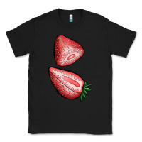 Black strawberries 1 Classic Tee - BundleAndBundleShop