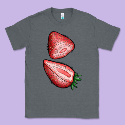 Strawberries 1 Classic Tee Designed By Bundleandbundleshop