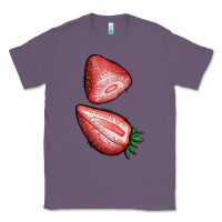 Lavender strawberries 1 Classic Tee - BundleAndBundleShop