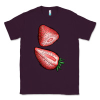 Plum strawberries 1 Classic Tee - BundleAndBundleShop