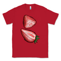 Red strawberries 1 Classic Tee - BundleAndBundleShop