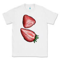 White strawberries 1 Classic Tee - BundleAndBundleShop